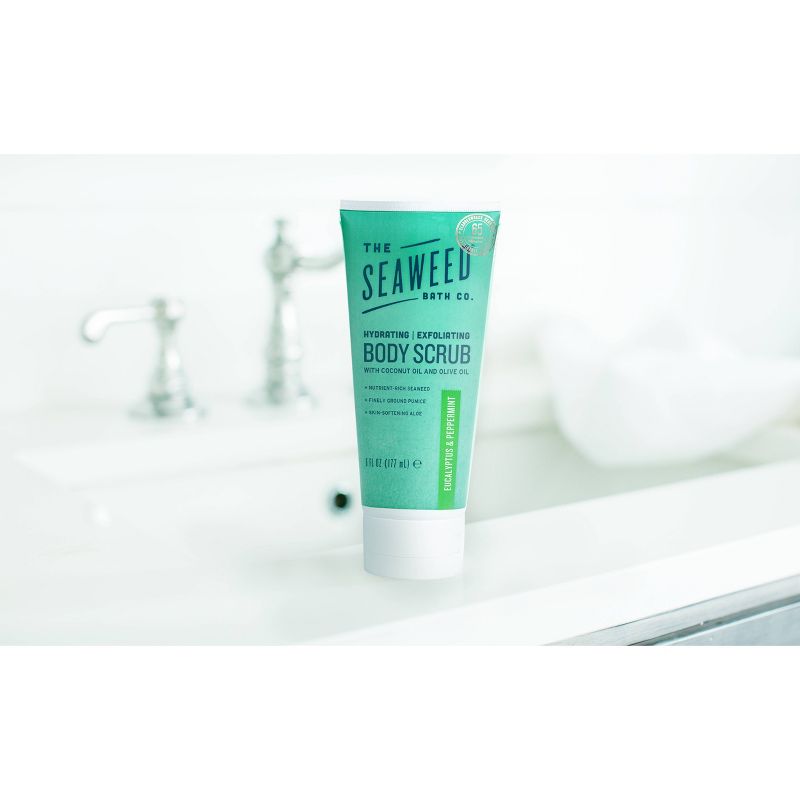 The Seaweed Bath Co. Eucalyptus and Peppermint Body Scrubs - 6oz