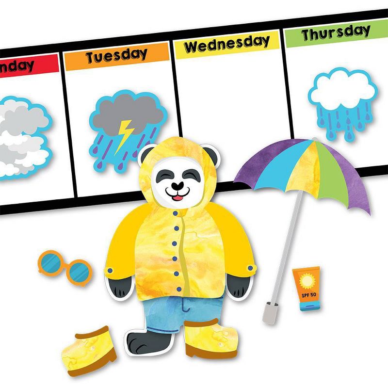 55pc Weather Mini Bulletin Board Set - Carson Dellosa