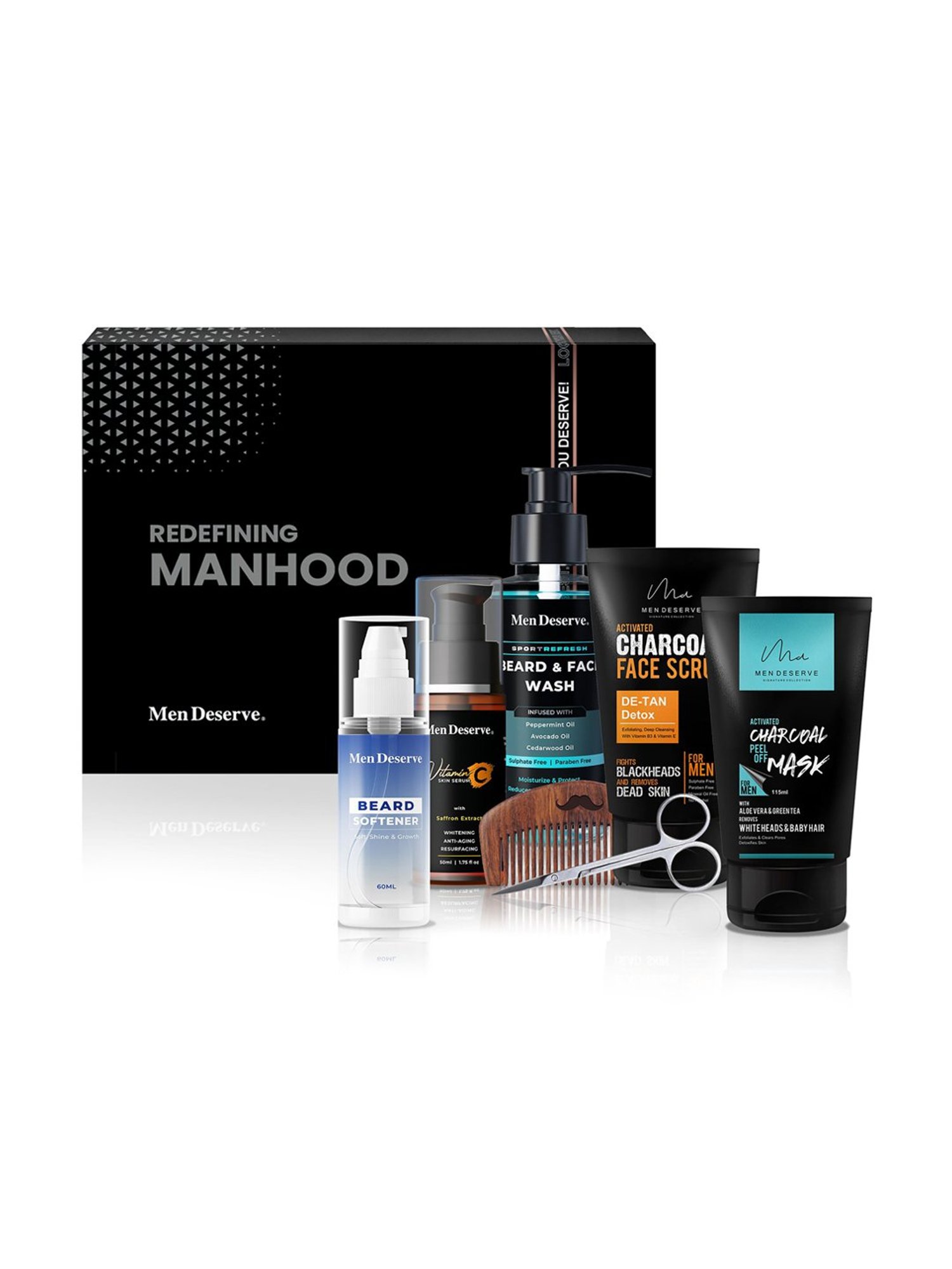 Men Grooming Kit For Beard and Face Care.
