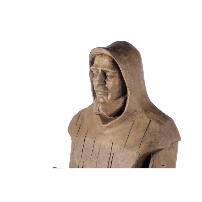 36" Indoor/Outdoor Resin St. Francis Garden Statue Brown - Alfresco Home LLC