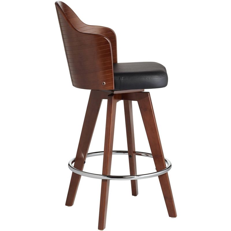 Ladder Barstool Seat Black - Riverstone Furniture Collection