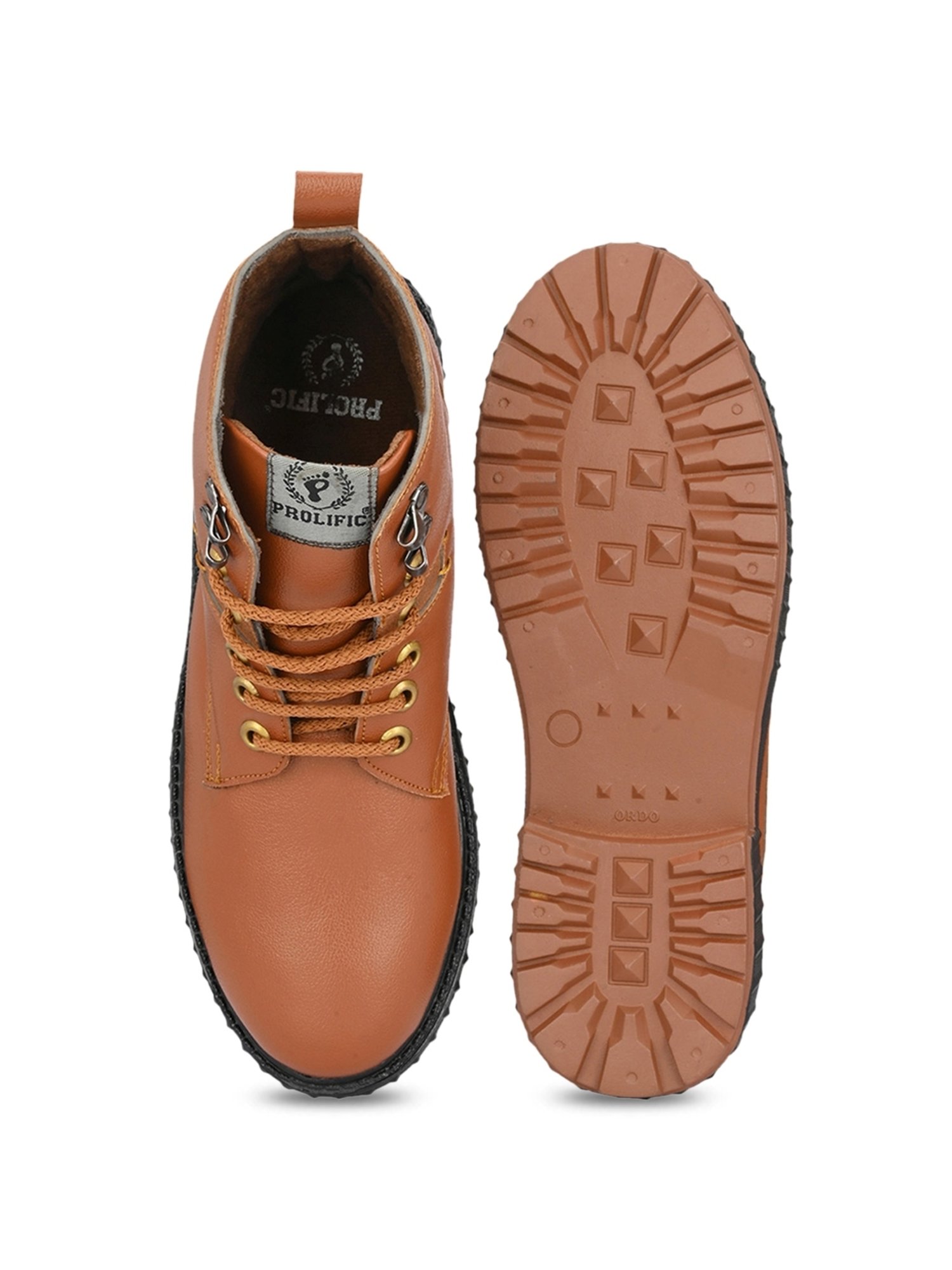 Prolific Men's Tan Derby Boots