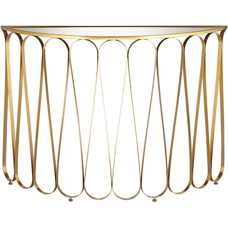 Tella 45 1/8" Wide Gold Console Table