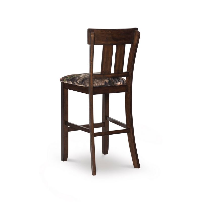 The Mossy Oak Native Living Bar Counter Height Barstool Dark Brown - Linon