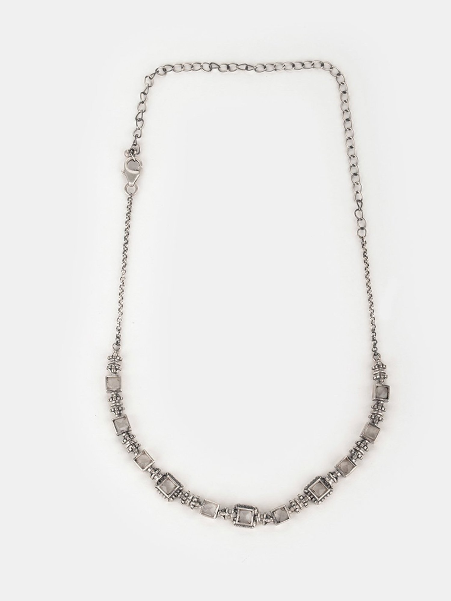 GIVA 92.5 Sterling Silver Double Infinity Love Necklace for Women