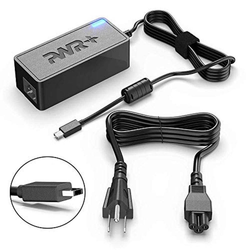 pwr power adapter for asus x205t charger: ul listed extra long 12 ft cord x205 x205ta e205sa e202sa vivobook e200ha transformer