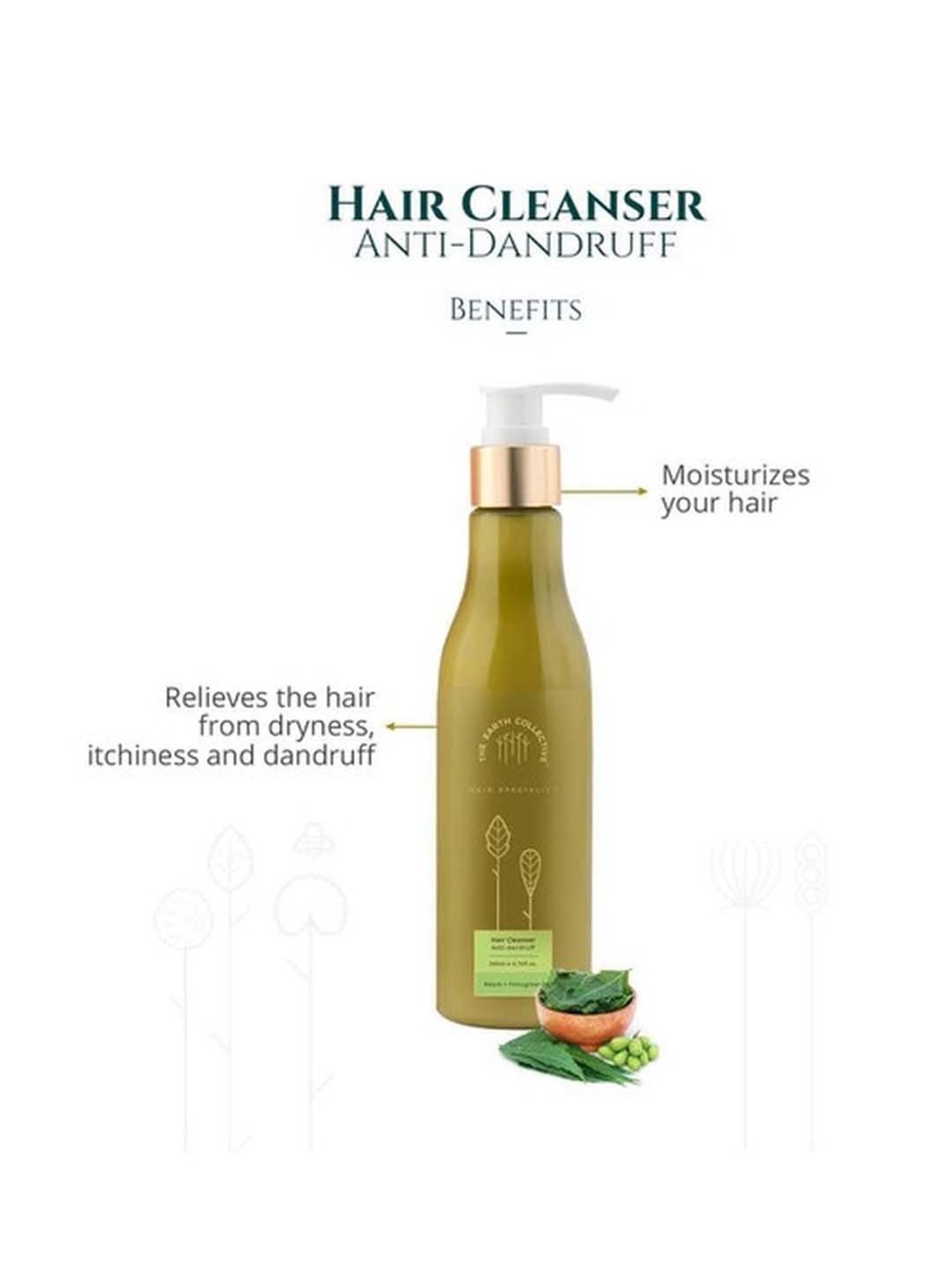 The Earth Collective Anti Dandruff Hair Cleanser - 200 ml
