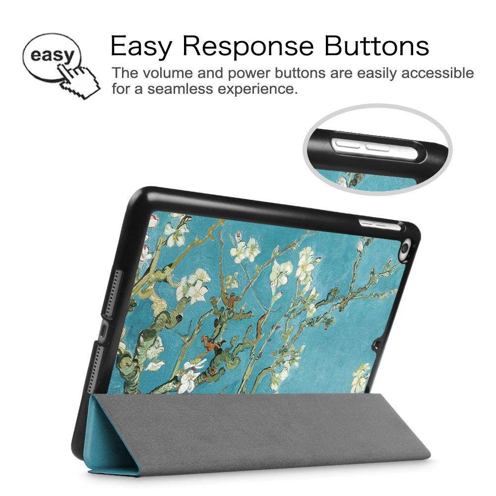 Fintie iPad Air 2 Case - [SlimShell] Ultra Lightweight Stand Smart Protective Cover with Auto Sleep/Wake Feature for Apple iPad Air 2, Blossom