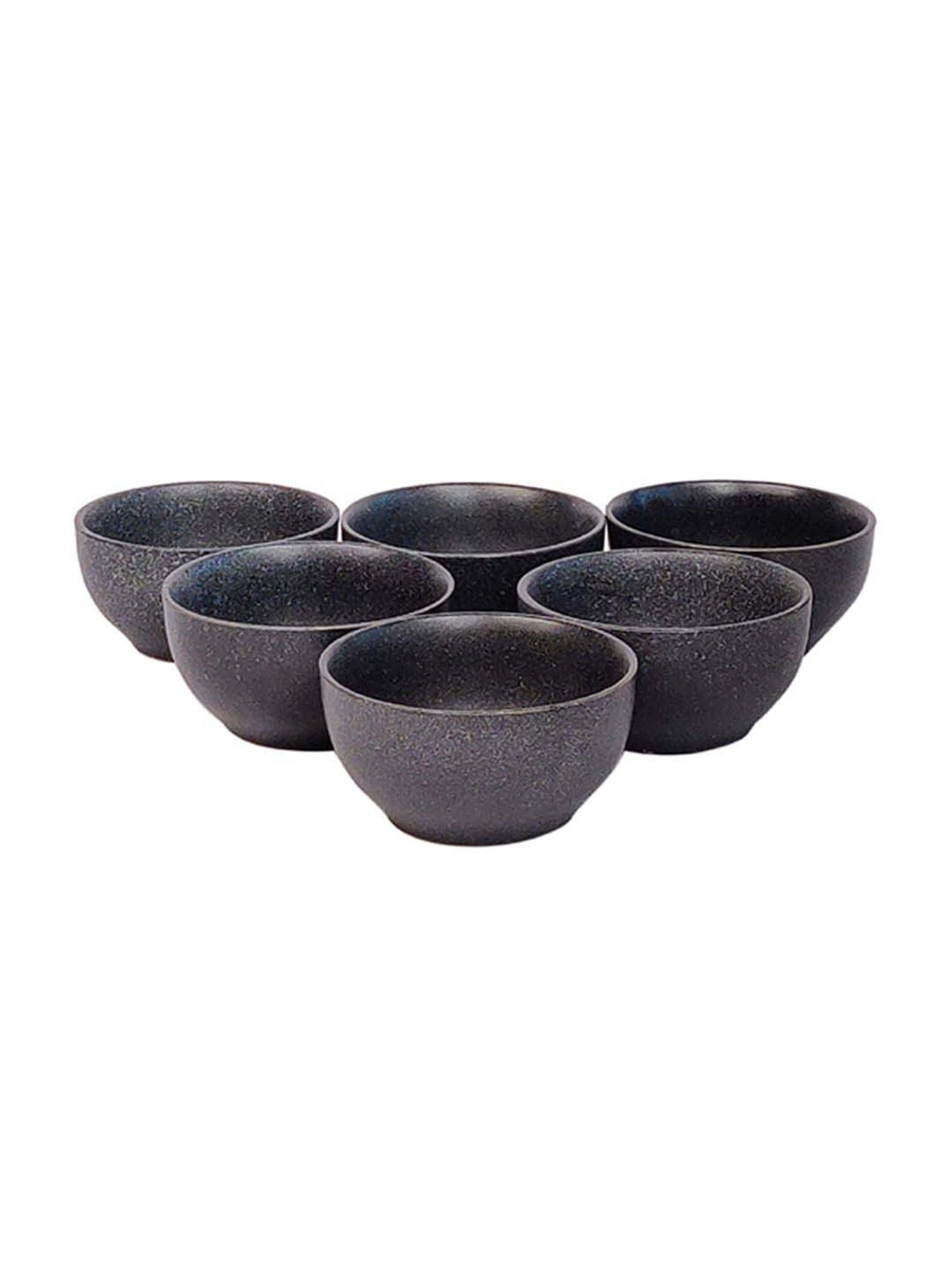 @home Nilkamal Black Polypropylene Snack Bowl With Lid (0.46 L)