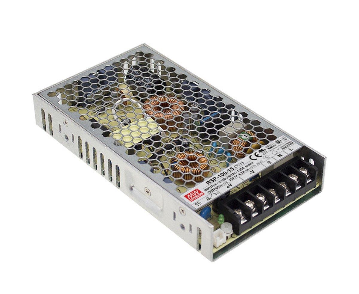 AC to DC Switching Enclosed Power Supply Single Output with PFC Function 5 Volts 20 Amps 100 Watts