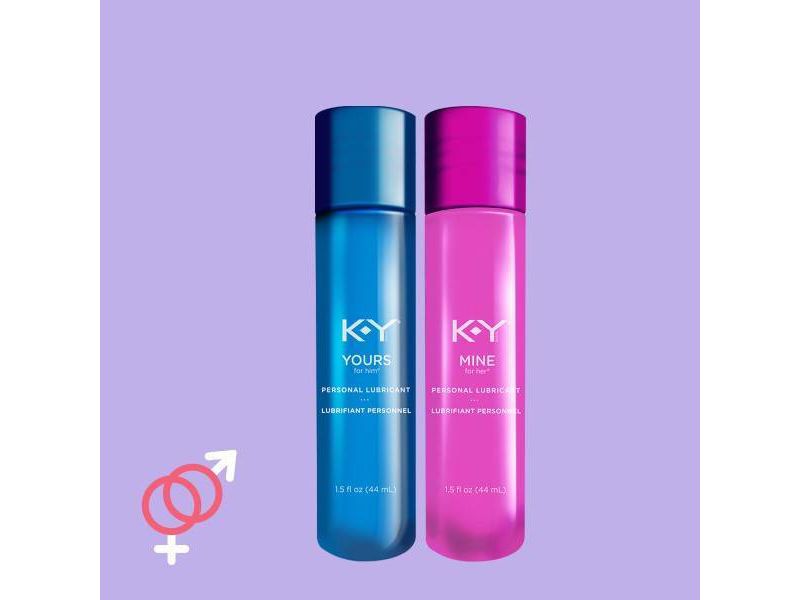 K-Y Yours + Mine Couples Personal Lube - 3oz - 2pk
