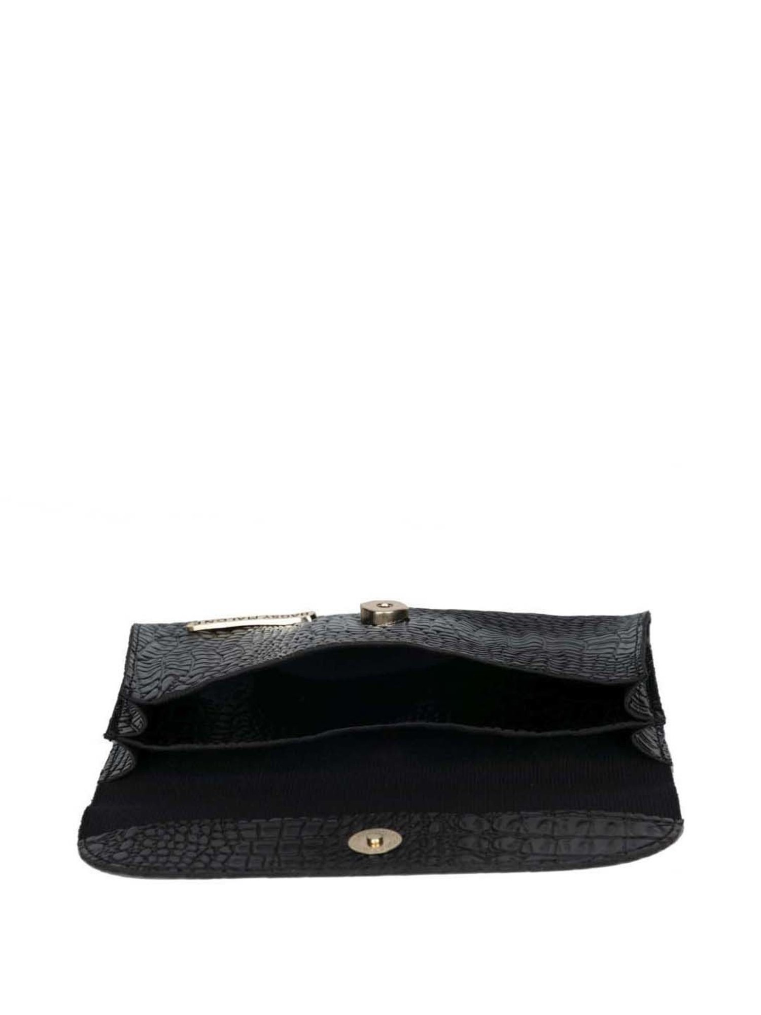 Bagsy Malone Black Textured Clutch