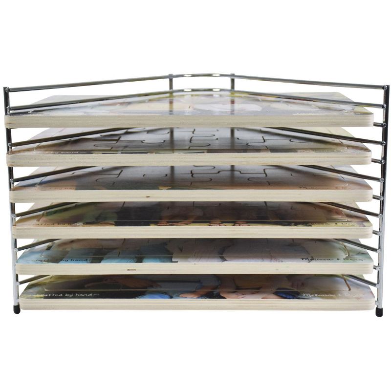 Childcraft Single Wire Puzzle Rack, 12 Puzzle Capacity