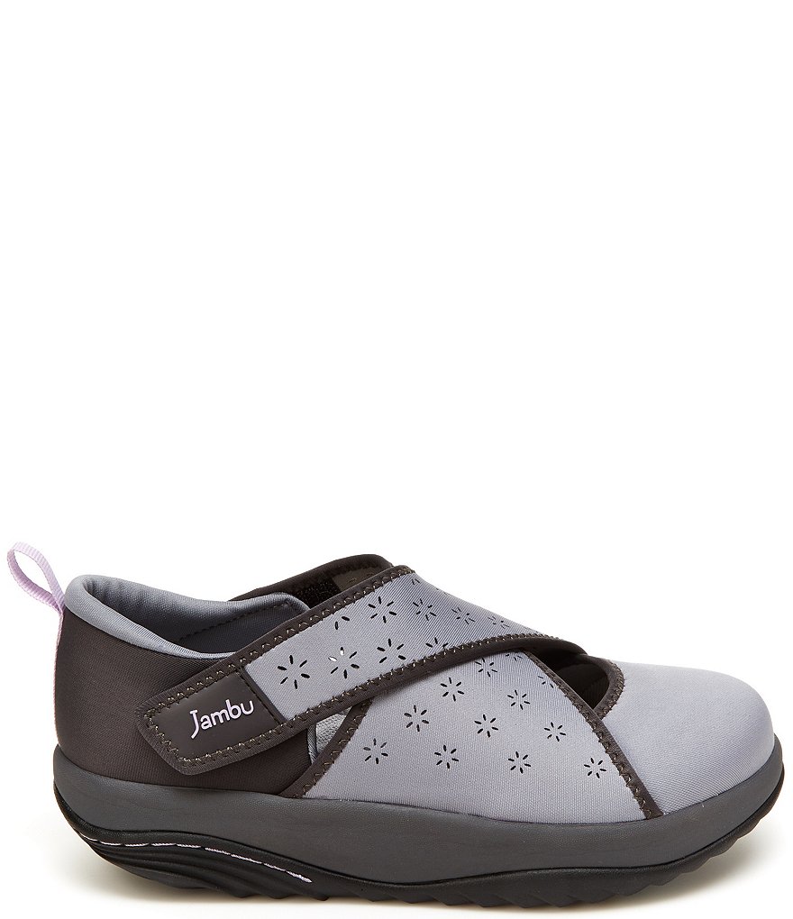 Jambu Millie Eco Vegan Cross Band Strap Slip-On Wedge Sneakers