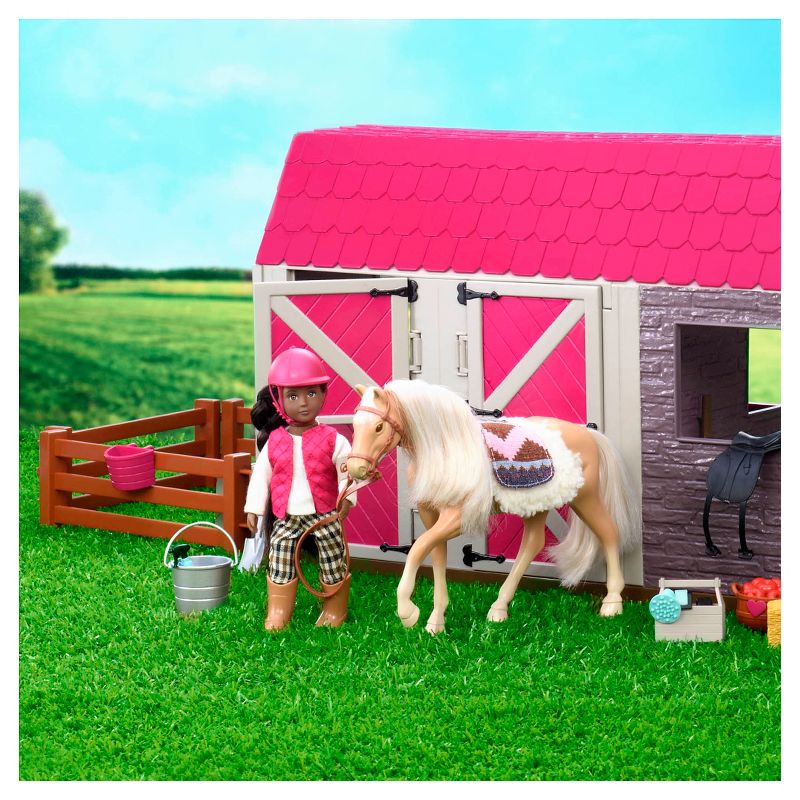 Lori Horse Haven - Barn & Stable for 6-inch Mini Dolls