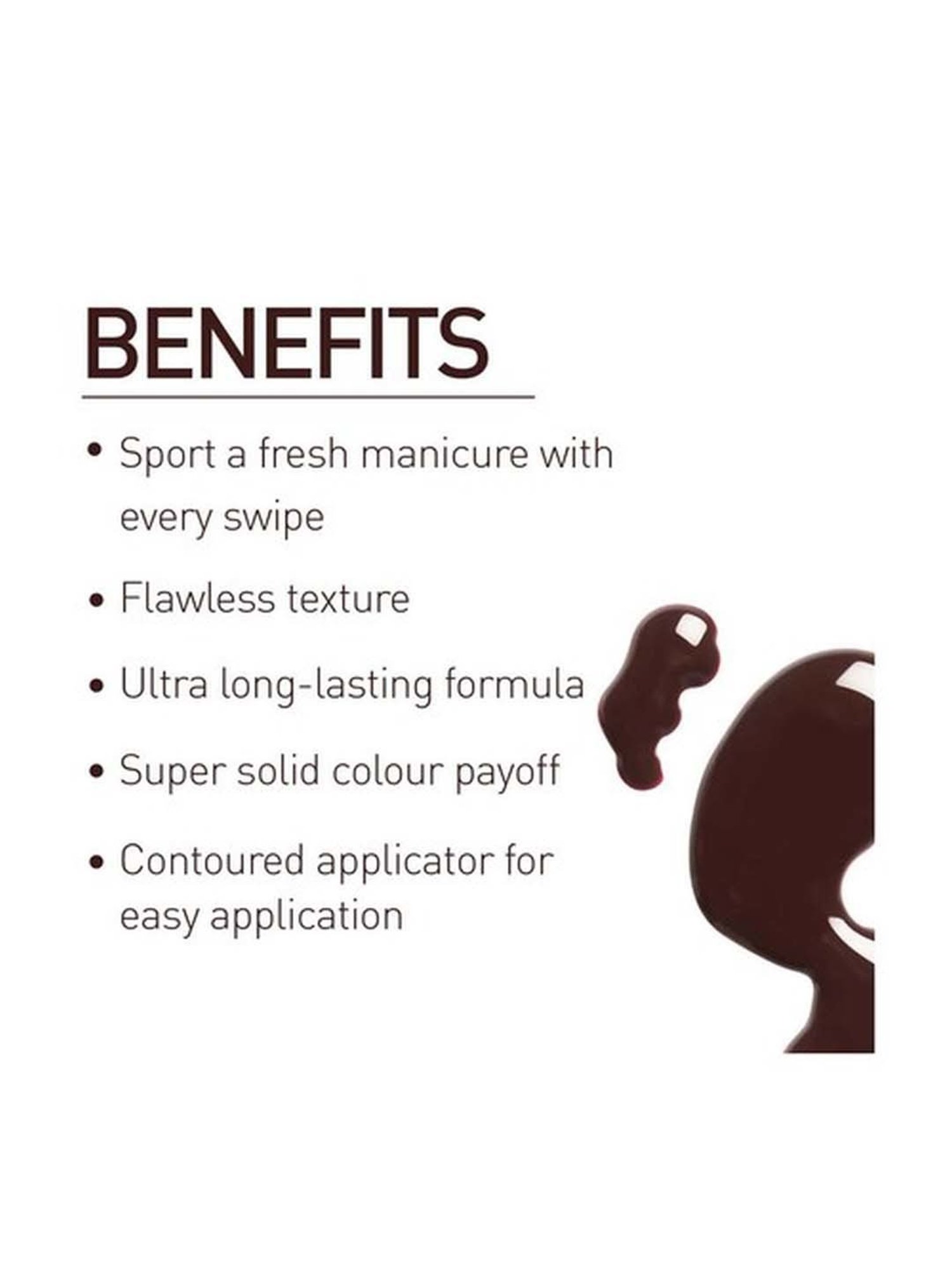 MyGlamm Lit Nail Enamel Oh Fudge - 7 ml