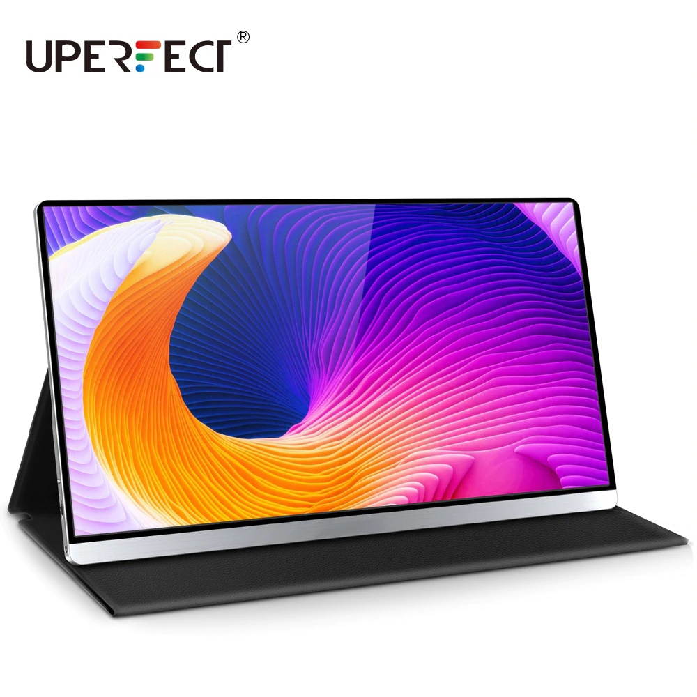 4K Portable Monitor 15.6 Inch IPS Screen Dual Speakers Compatible for Laptop Cellphone PS3 PS4 Xbox360 Gaming Display