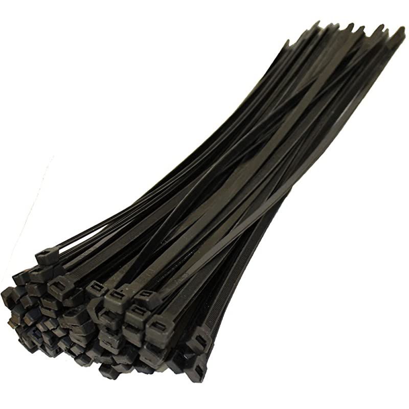 11quot  UV Black Nylon Zip Ties 50Lbs Test 1000 11quot Long