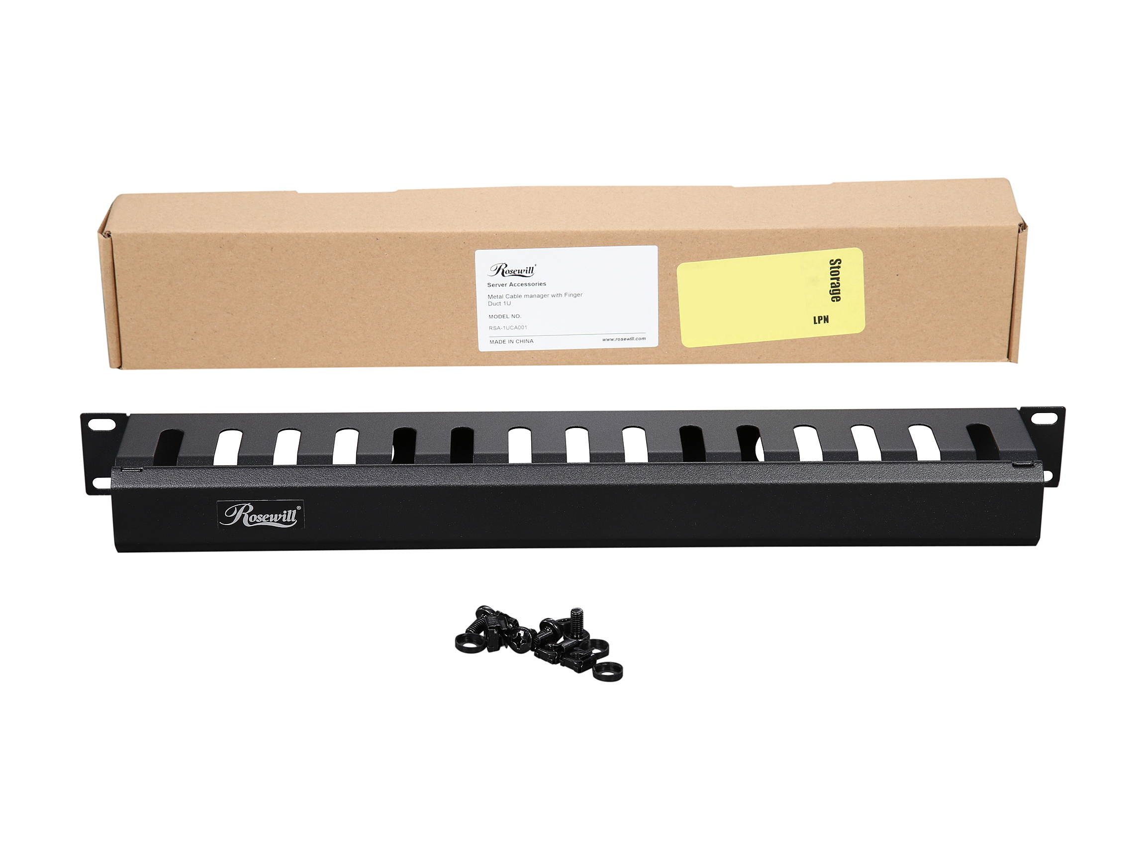 Rosewill 1U Metal Cable Duct RSA-1UCA001