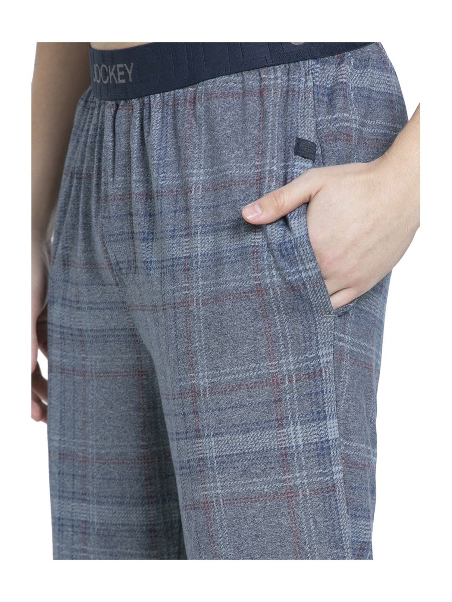 Jockey IM02 Blue Tencel Micro Modal Cotton Elastane Stretch Boxer Shorts with Side Pocket