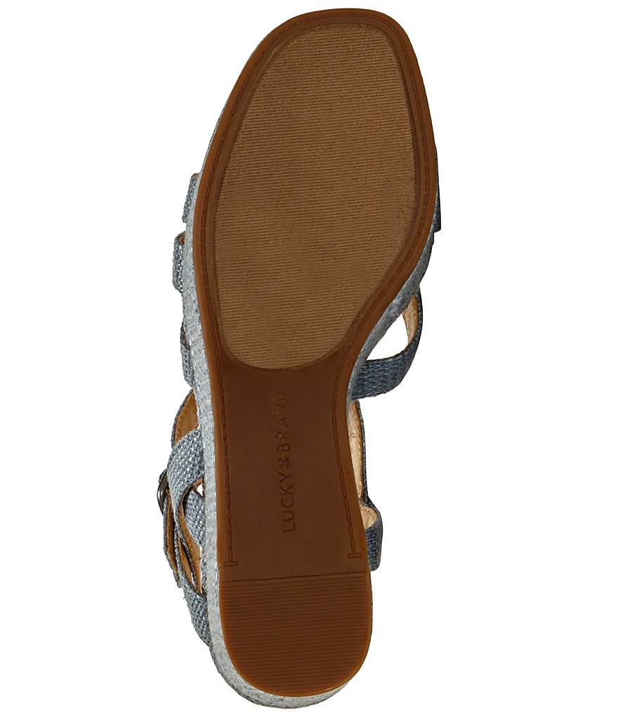 Lucky Brand Carlisha Woven Platform Wedges
