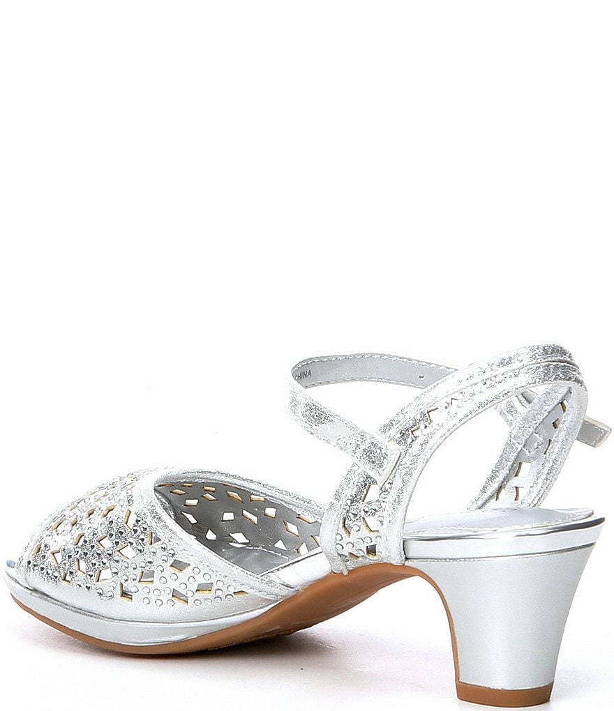 Copper Key Girls' Flutterr Jeweled Dress Sandals (Youth)