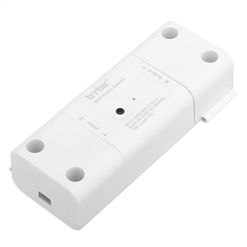 Lombex AC110-240V 10A WiFi Voice Control Timing Smart Light Switch Work with Alexa Google Assistant