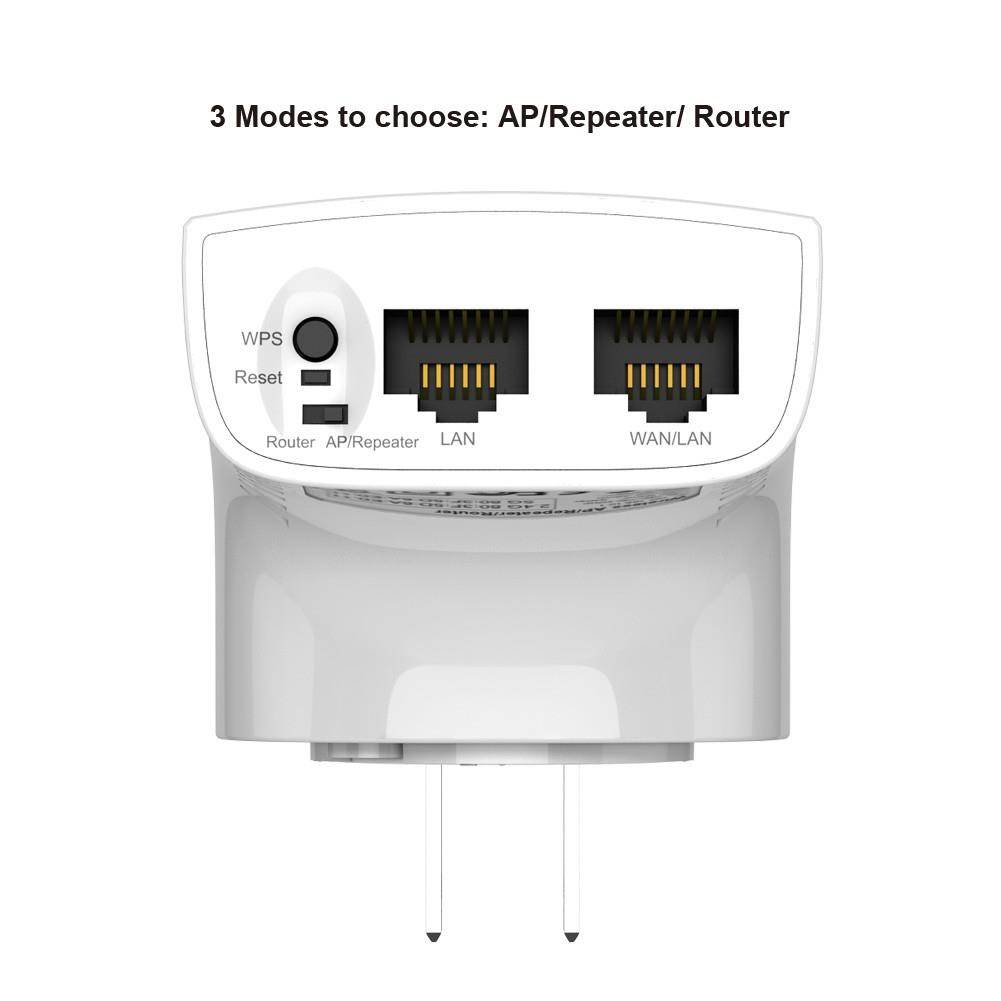 dodocool AC750 Dual Band Wireless Wi-Fi AP / Repeater / Router Simultaneous 2.4GHz 300Mbps and 5GHz 433Mbps