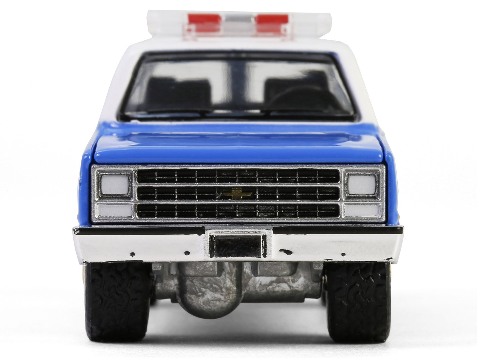 1990 Chevrolet Suburban K2500 Scottsdale "NYPD (New York City Police Department)" Blue with White Top "Hot Pursuit" Series 46 1/64 Diecast Model Car by Greenlight
