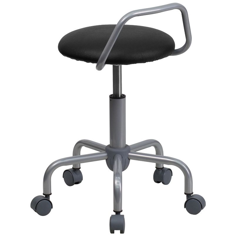 Emma and Oliver Ergonomic Stool with Raised Bar Backrest