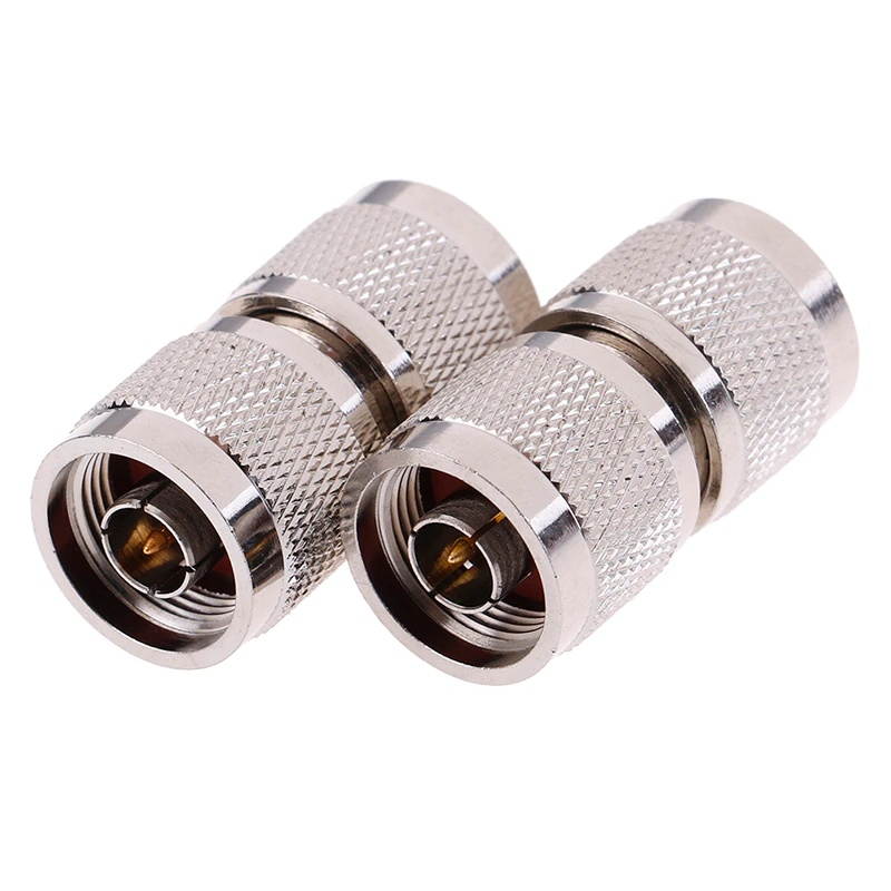1x N Male Plug to UHF PL-259 PL259 Male Straight Radio RF Adapter Connector