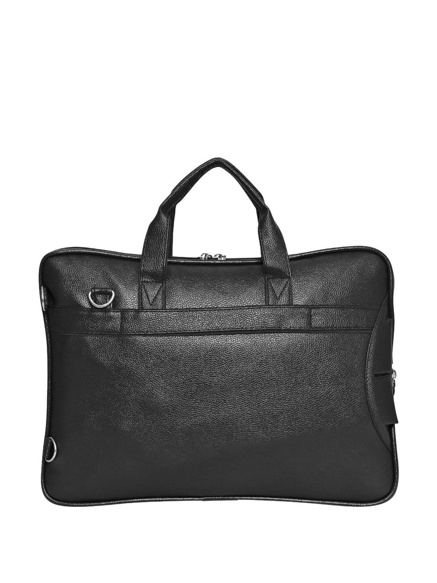 Priority Black Synthetic Large Messenger Bag