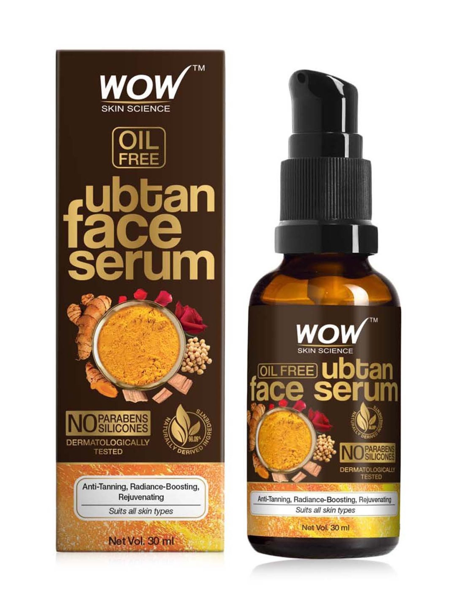 WOW Skin Science Ubtan Face Serum - 30 ml