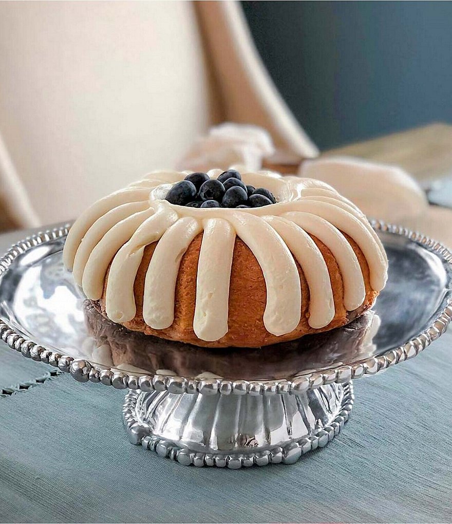 Beatriz Ball Pedestal Organic Pearl Nova Round Platter