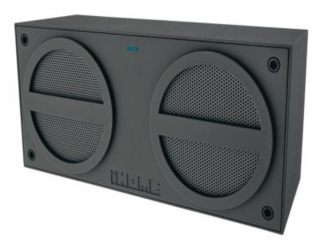 iHome iBN24GC Bluetooth Rechargeable Stereo Mini Speaker (Grey) (Discontinued by Manufacturer)