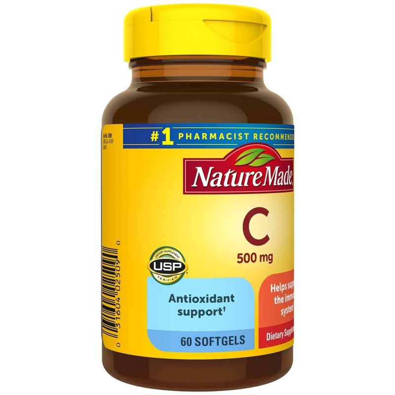 Nature Made Vitamin C 500mg Softgels - 60ct