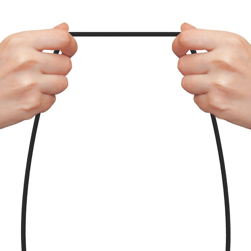 Just Wireless 2.4A/12W 1-Port USB-A Car Charger with 6ft TPU USB-C to USB-A Cable - Black