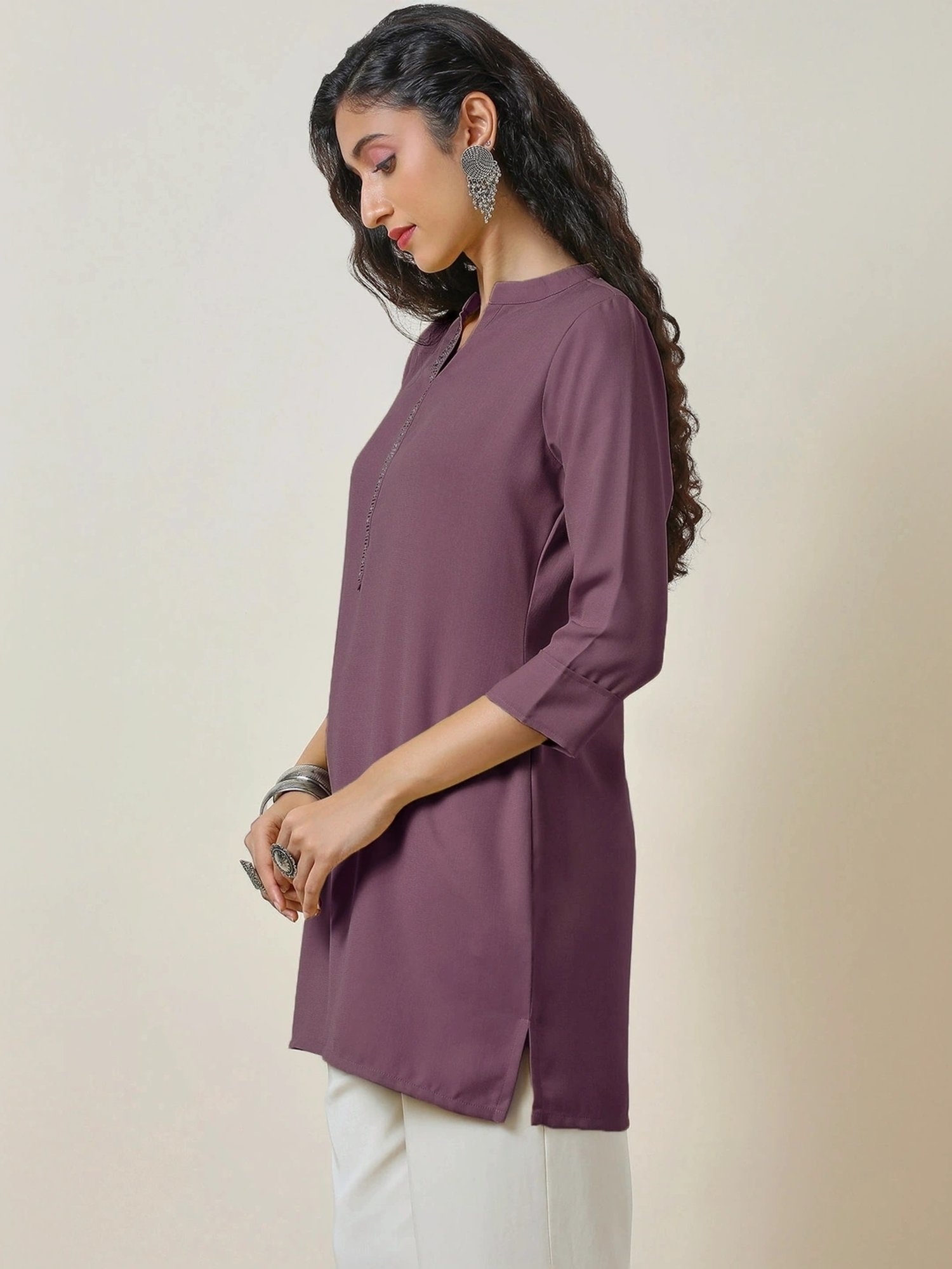 Soch Purple Plain Tunic