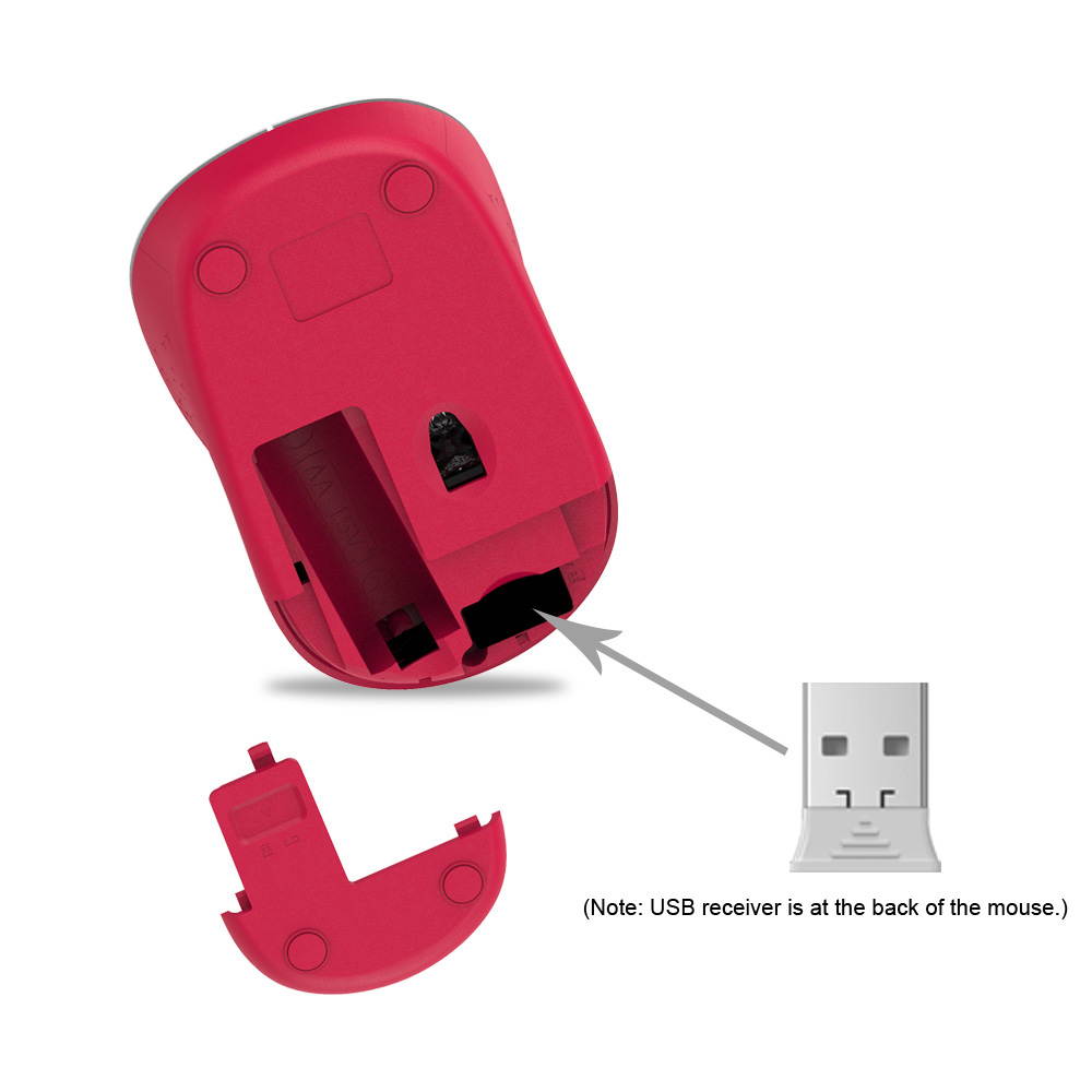 Forter V10 2.4GHz Wireless Mouse Portable 1500 DPI Mice 3 Buttons Office Games Mouse Power Saving For Laptop Gaming Lover