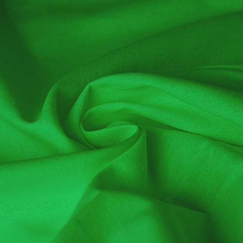Green Backdrop Background Screen 9 x 15 ft Muslin Photo Video Backdrop Studio 4 x Backdrop Clamp Included