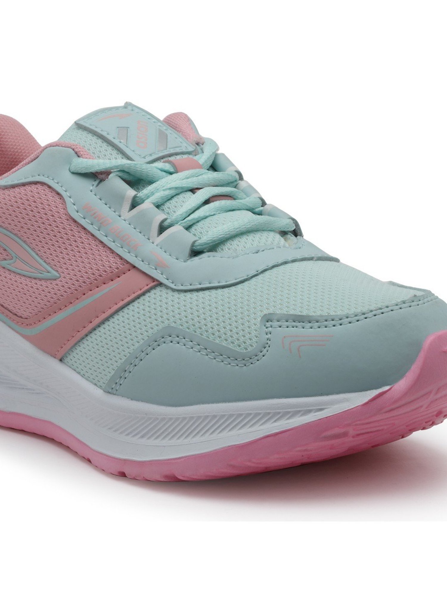 Asian Women's Mint & Pink Running  Shoes
