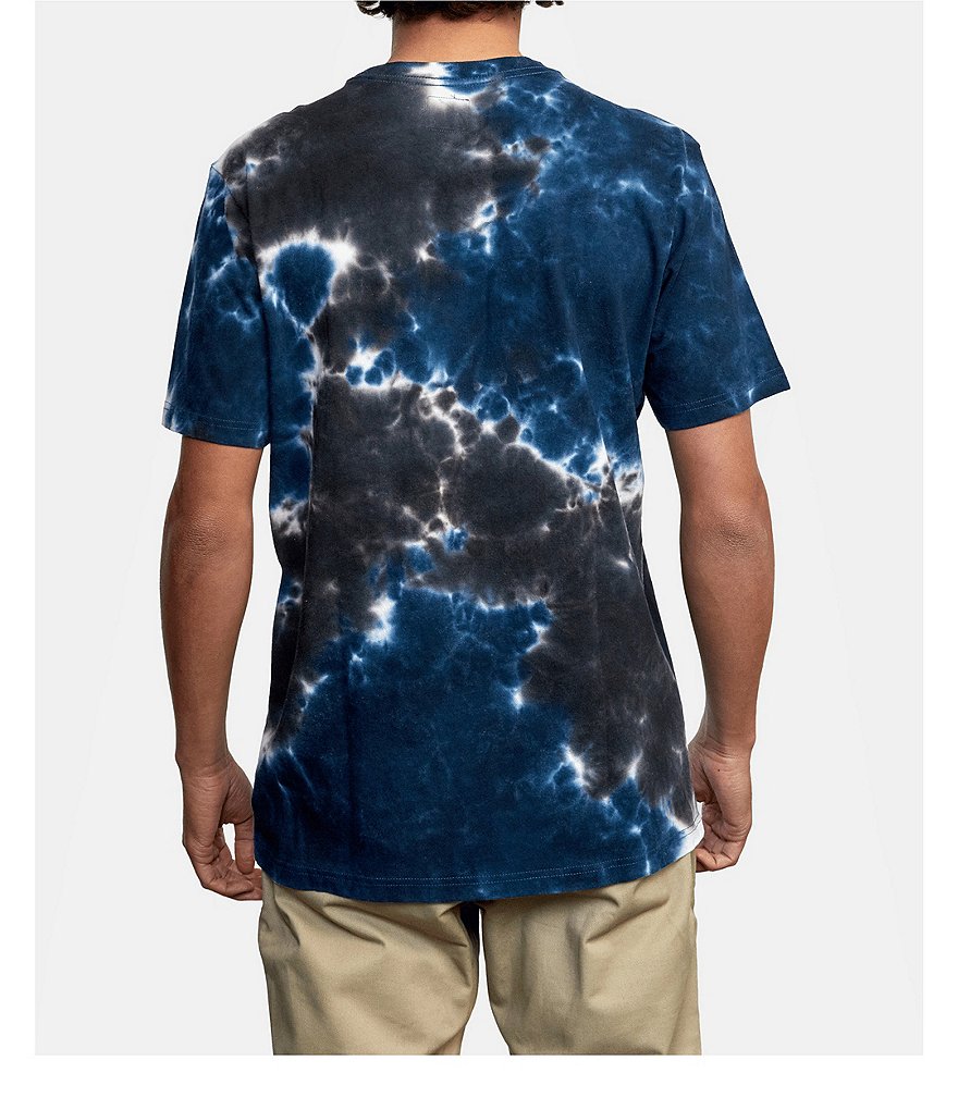 RVCA Manic Tie-Dye Short-Sleeve Crew Neck Tee
