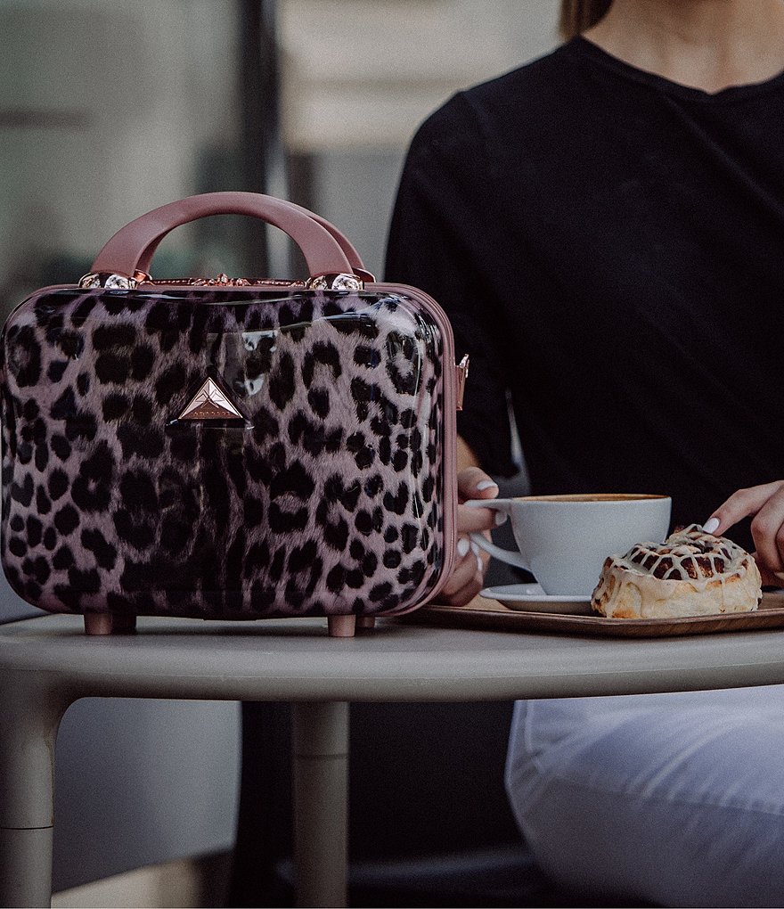 ROYCE New York Leather Large Cosmetic Bag