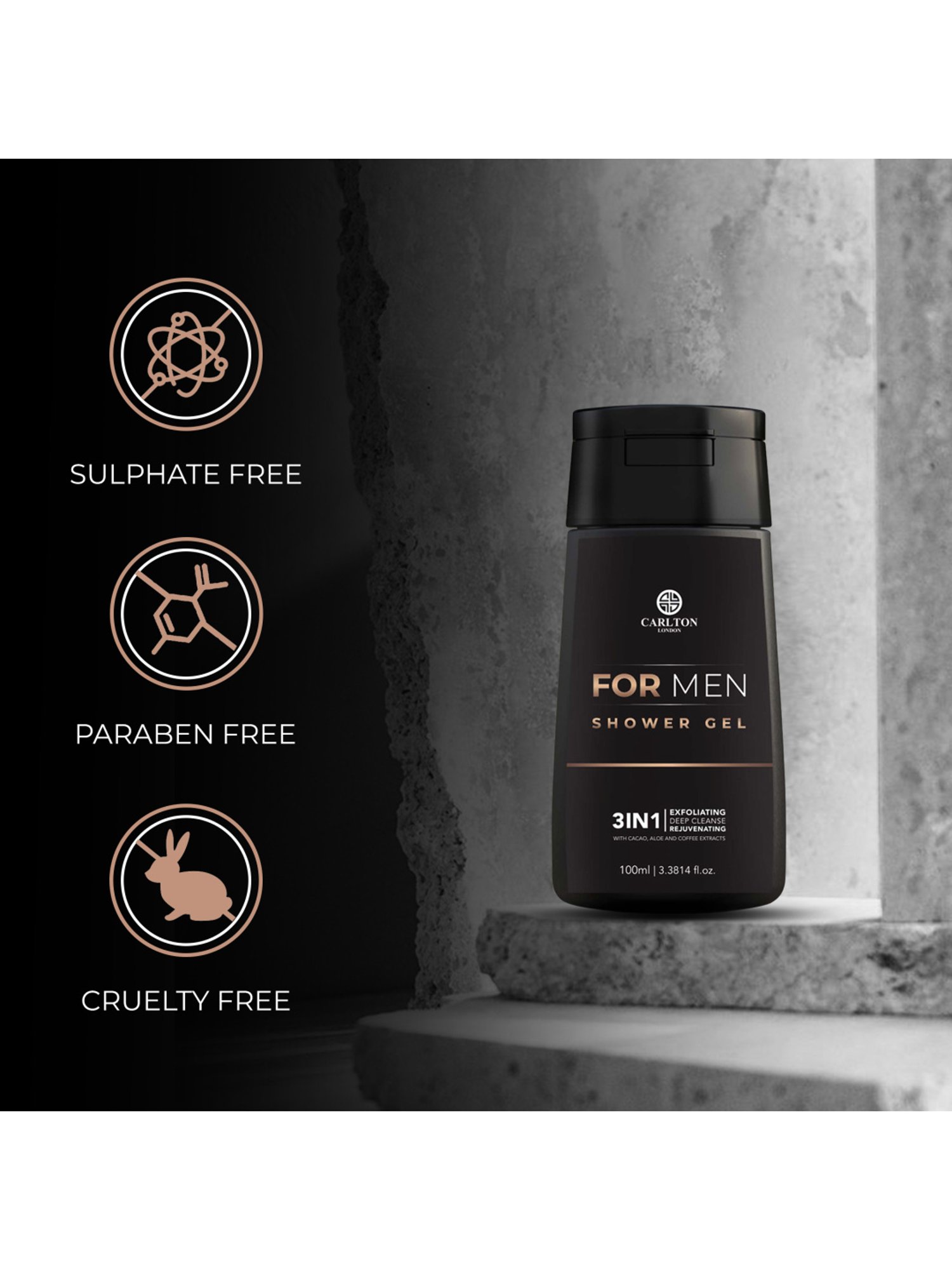 Spruce Shave Club Charcoal Body Wash - 200 gm