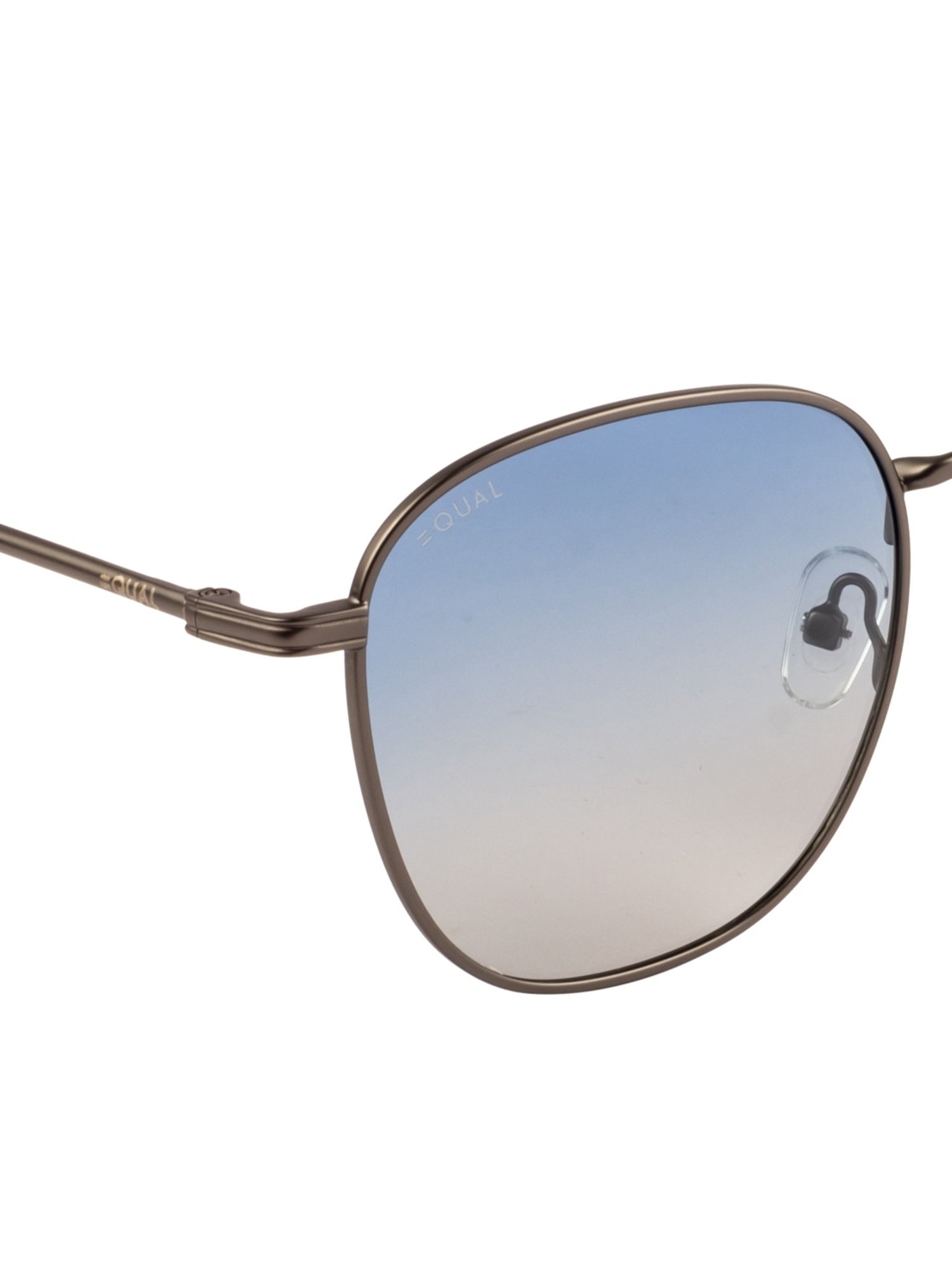 Equal Blue Square Unisex Sunglasses