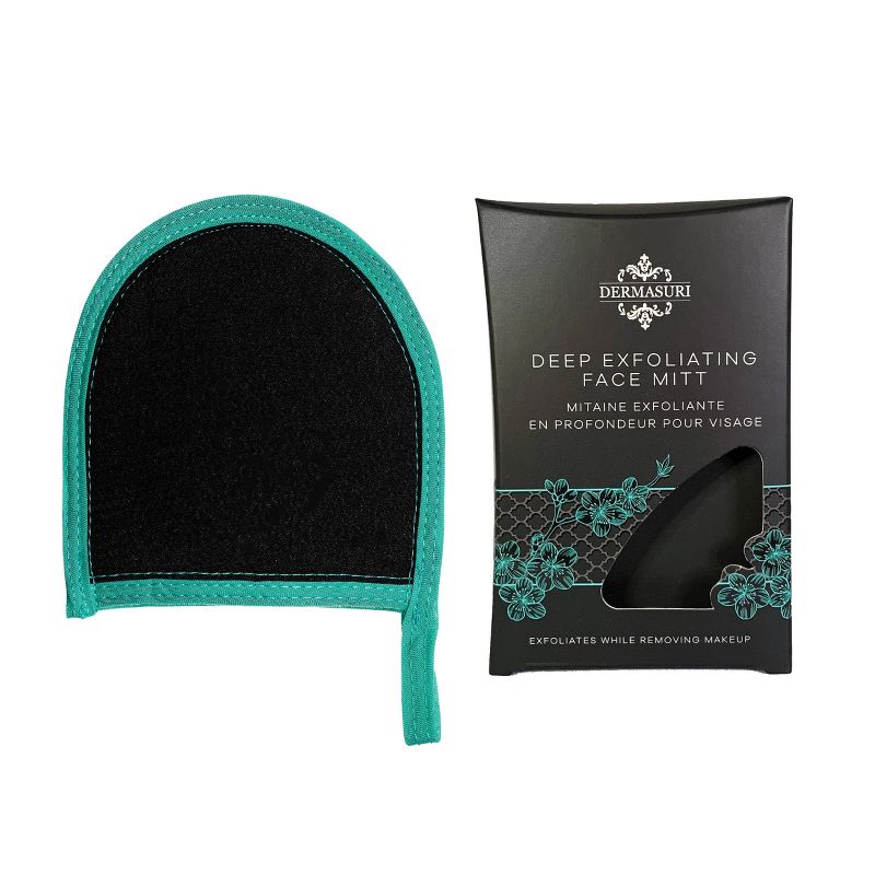 DERMASURI Deep Exfoliating Face Scrub - Black