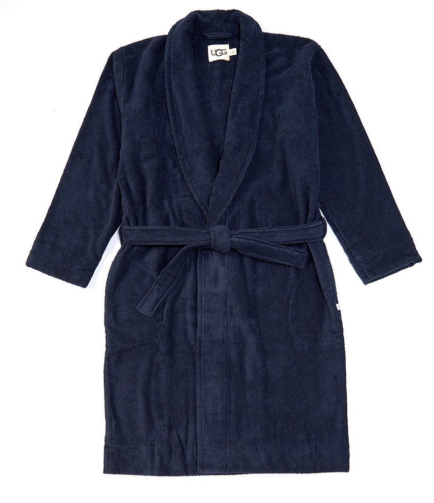 UGG Turner Ribbed Terry Shawl Collar Robe