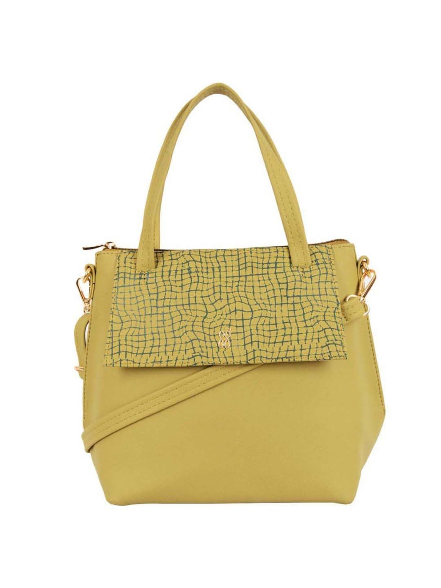 Baggit Leaf PVC Solid Tote Handbag