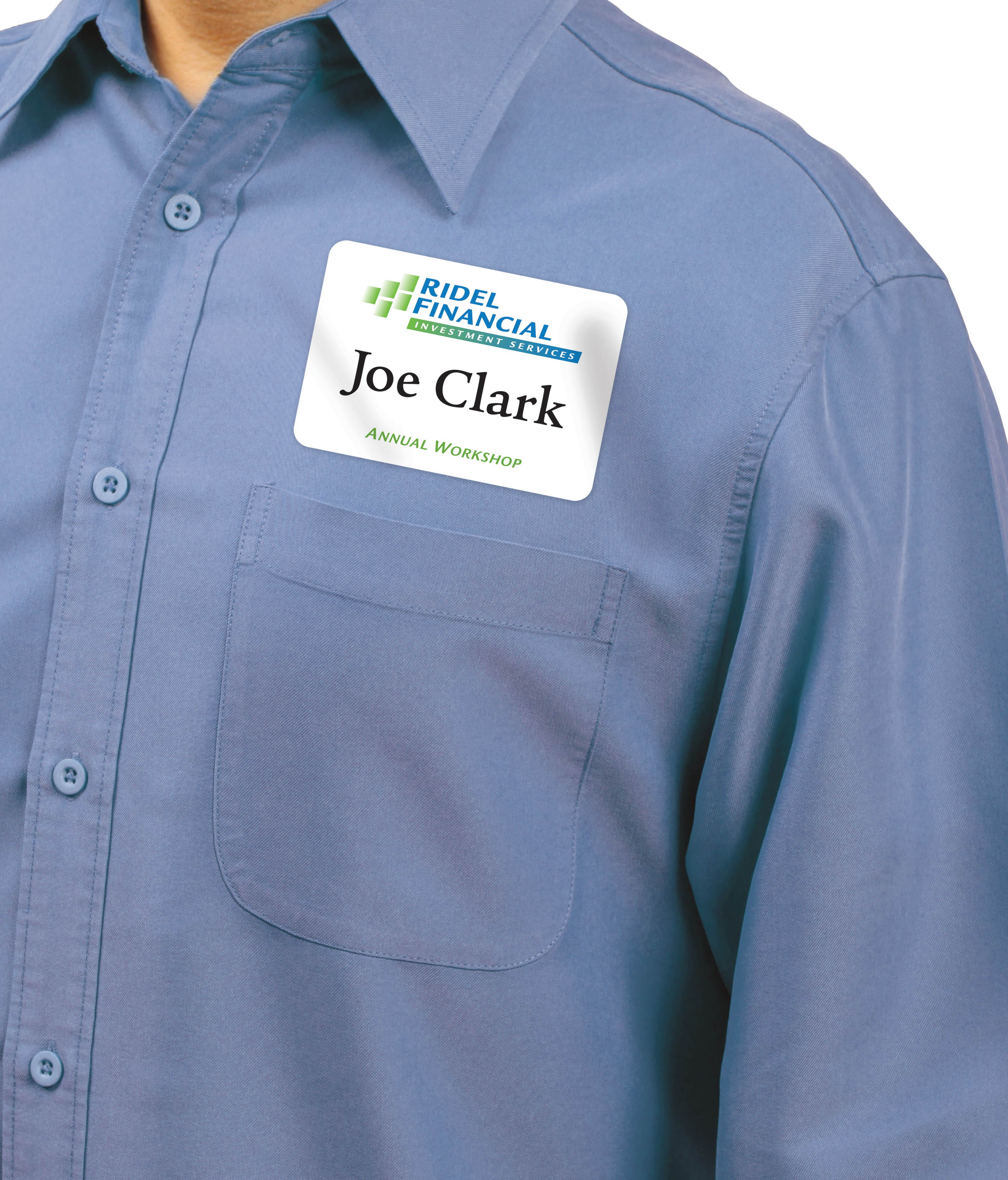 avery premium personalized name tags, print or write, 21/3" x 33/8", 80 adhesive tags,25395, white