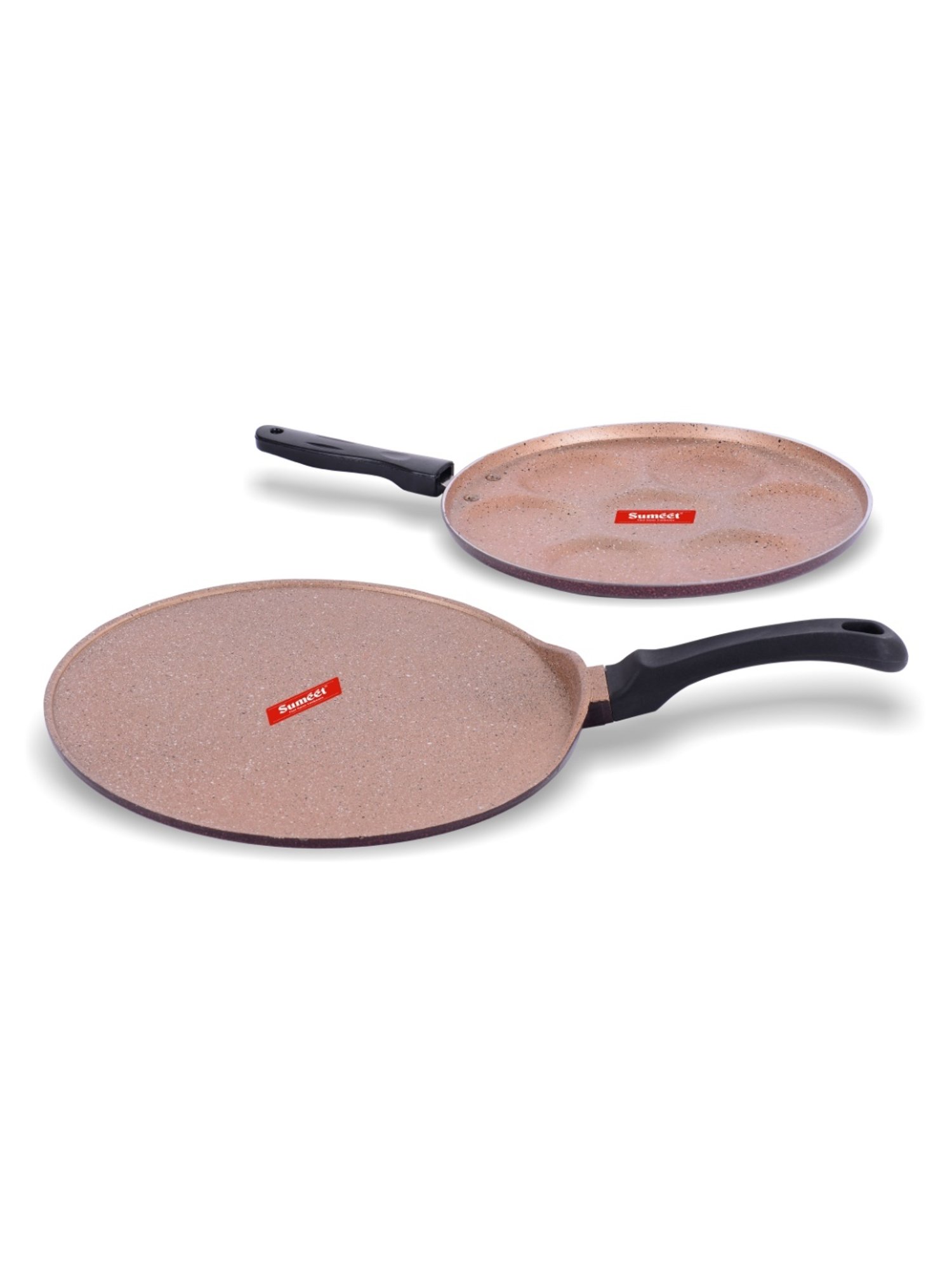 Sumeet Nonstick Granite Finish 2pc combo set (Dosa Tawa 30.5cm Dia + Multi Snack Maker-26.5cm Dia)